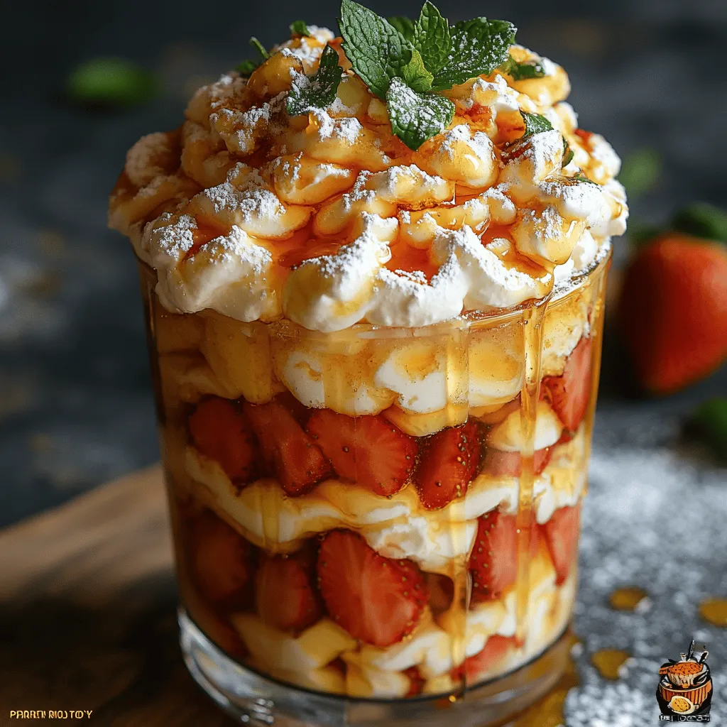 When it comes to summer desserts, few can rival the light and refreshing qualities of Airy Strawberry Honey Clouds. This delightful treat encapsulates the essence of summer with its vibrant colors, luscious flavors, and airy texture, making it an ideal choice for warm-weather gatherings, picnics, or even just a sweet indulgence on a sunlit afternoon. What sets this dessert apart is its simplicity; it requires minimal ingredients that are easy to find and even easier to work with. Thus, whether you're an experienced baker or a novice in the kitchen, you can bring this heavenly recipe to life with minimal effort.