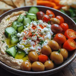 As the warm sun casts its golden rays across the azure waters of the Mediterranean, it beckons food lovers to explore its vibrant and diverse culinary landscape. One dish that stands out in this rich tapestry of flavors is the Greek Style Loaded Hummus—an irresistible blend of creamy chickpeas, zesty tahini, tangy Greek yogurt, and an array of fresh toppings that celebrate the essence of Mediterranean cuisine. This recipe is not just a dish; it's an experience that transports you to the sun-drenched shores of Greece.