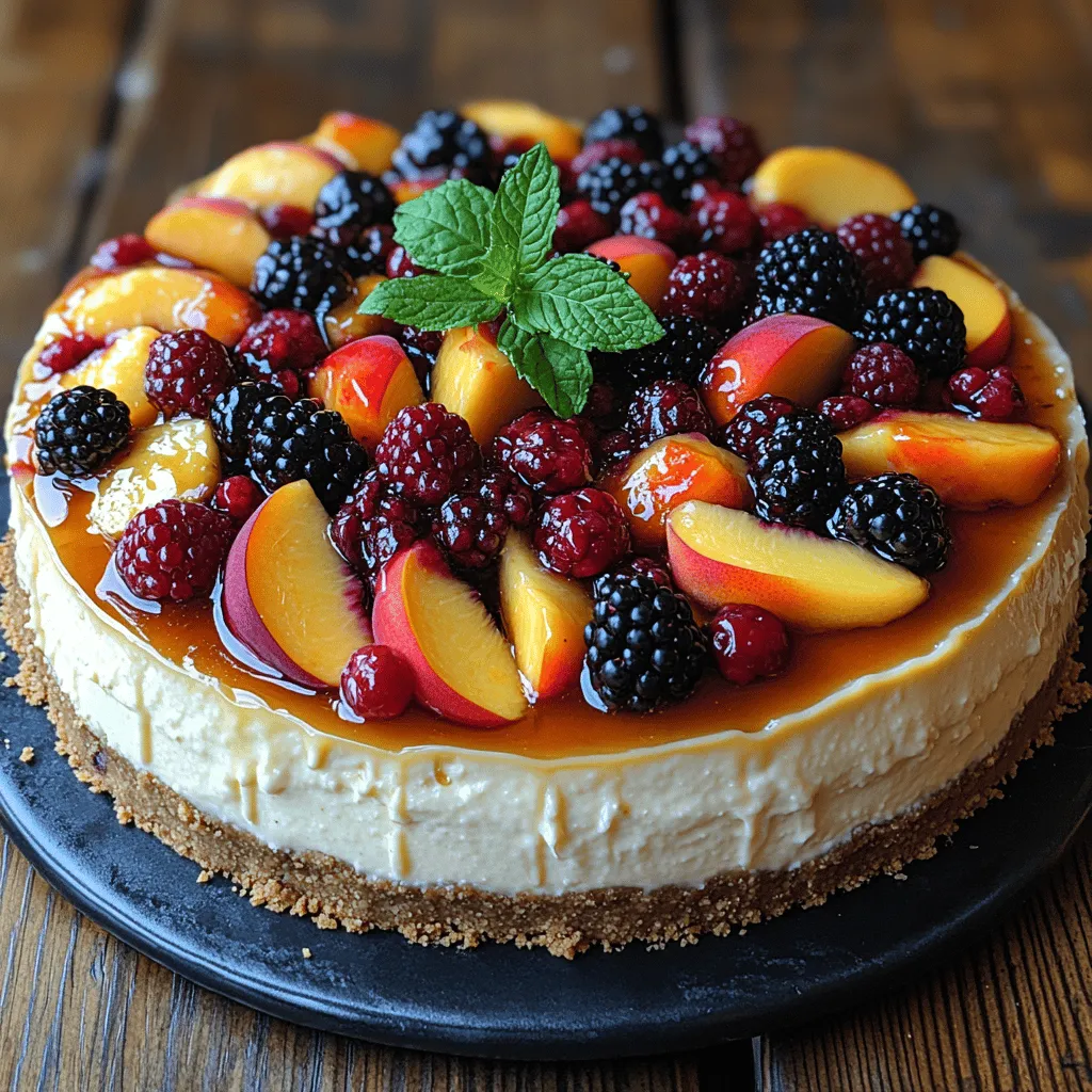 To truly appreciate the Summer Berry and Peach Cheesecake, it's essential to understand its individual components. Each part plays a crucial role in creating the perfect balance of flavor and texture that makes this dessert so irresistible.