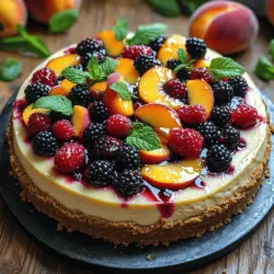To truly appreciate the Summer Berry and Peach Cheesecake, it's essential to understand its individual components. Each part plays a crucial role in creating the perfect balance of flavor and texture that makes this dessert so irresistible.