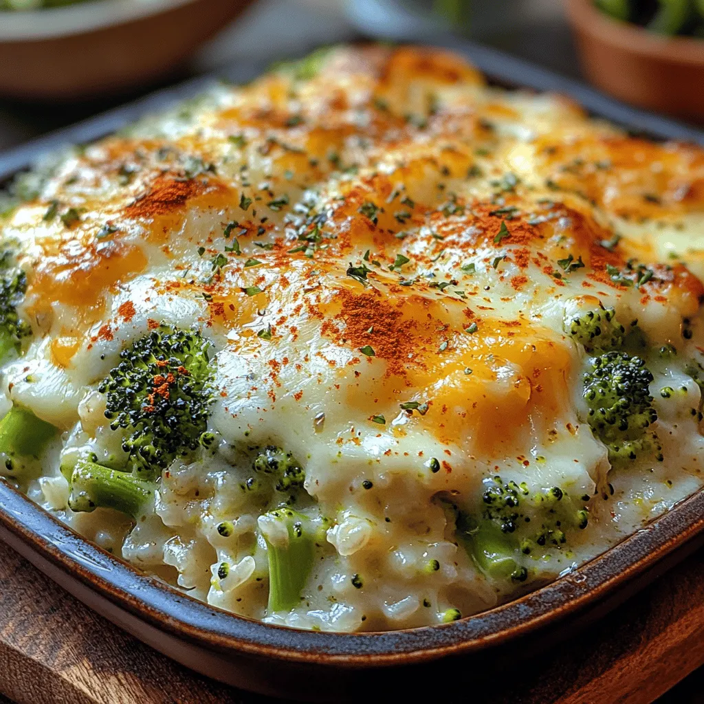 To create a Cheesy Broccoli Delight Casserole that shines, it’s essential to understand the role each ingredient plays in crafting this delightful dish. Let’s explore the core components that make this casserole not only flavorful but also nutritious.