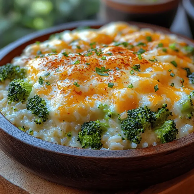 To create a Cheesy Broccoli Delight Casserole that shines, it’s essential to understand the role each ingredient plays in crafting this delightful dish. Let’s explore the core components that make this casserole not only flavorful but also nutritious.