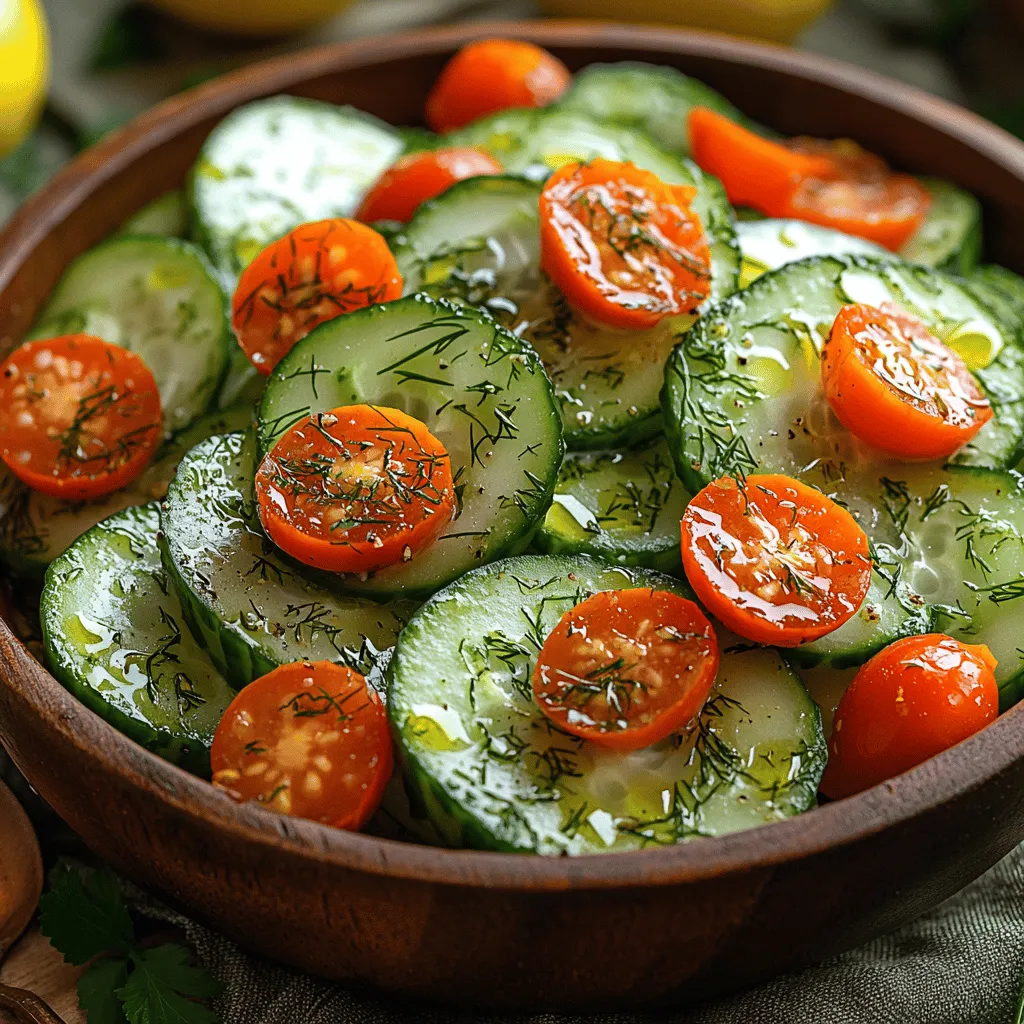 As the sun shines bright and the temperatures rise, nothing beats a crisp and refreshing cucumber salad. Known for their hydrating properties, cucumbers are the quintessential summer vegetable, offering a delightful crunch and a mild flavor that pairs beautifully with a variety of ingredients. In this article, we’ll explore the delightful Crisp & Refreshing Cucumber Dill Salad, a dish that not only satisfies your palate but also brings a wave of freshness to your dining table.