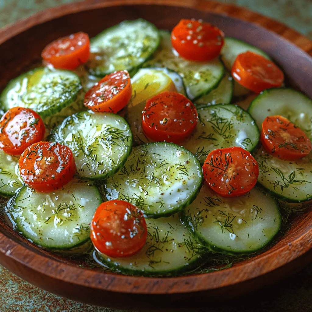As the sun shines bright and the temperatures rise, nothing beats a crisp and refreshing cucumber salad. Known for their hydrating properties, cucumbers are the quintessential summer vegetable, offering a delightful crunch and a mild flavor that pairs beautifully with a variety of ingredients. In this article, we’ll explore the delightful Crisp & Refreshing Cucumber Dill Salad, a dish that not only satisfies your palate but also brings a wave of freshness to your dining table.