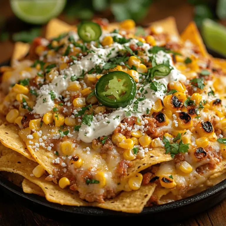 Nachos have long been a beloved snack and party food, known for their versatility and the myriad of toppings that can be layered on crispy tortilla chips. From the classic cheese and salsa combination to more gourmet toppings like pulled pork or guacamole, the possibilities are endless. One innovative twist on this classic dish that has gained popularity in recent years is the Grilled Street Corn Nachos. This delicious recipe takes the traditional nacho concept and elevates it with the vibrant flavors of Mexican street corn, also known as elote.