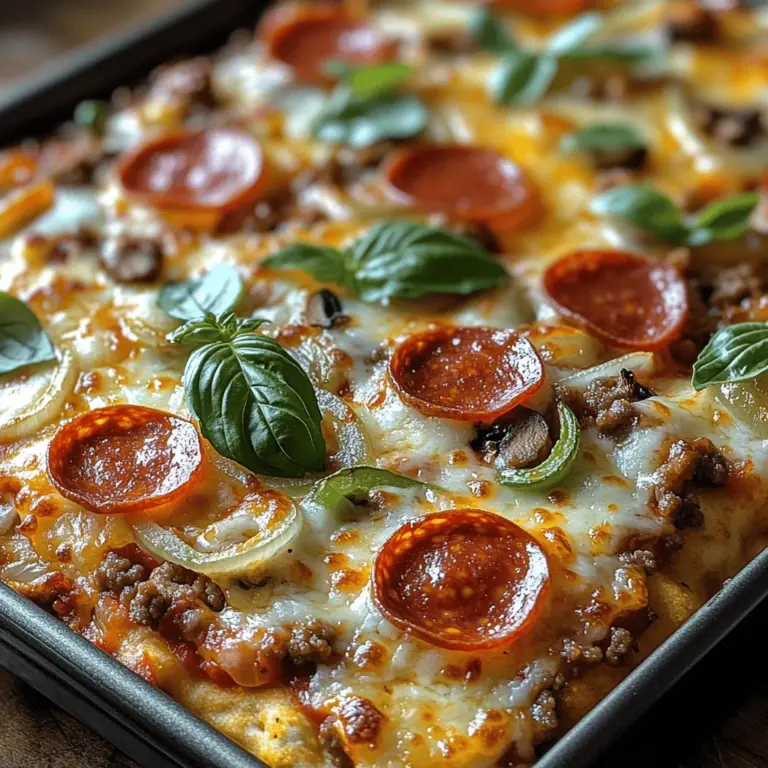 In recent years, low carb diets have surged in popularity, capturing the attention of health-conscious individuals and families alike. With a focus on reducing carbohydrate intake, these diets have shown promising results for weight management and overall wellness. Among the myriad of delicious low carb recipes, one stands out for its convenience and taste: the pizza casserole. This unique dish combines the beloved flavors of pizza into a hearty casserole format, making it not only a cozy meal but also an ideal choice for busy families and meal preppers looking for a satisfying dinner solution.
