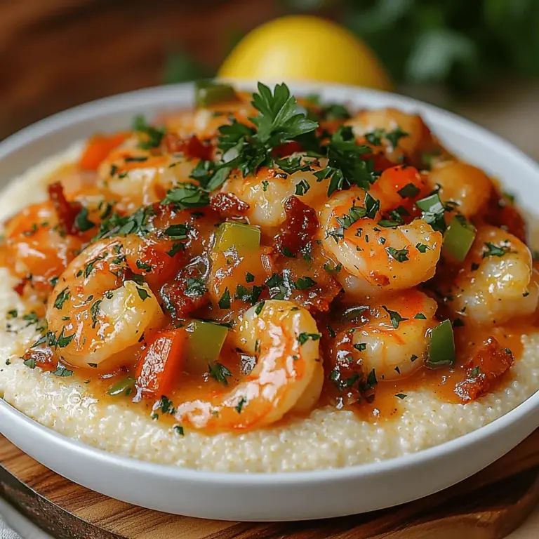 Dive into the heart of Southern cuisine with the Ultimate Southern Shrimp and Grits recipe, a dish that embodies the rich, soulful flavors of the American South. This culinary masterpiece marries the creamy, cheesy goodness of grits with succulent shrimp sautéed to perfection in a savory sauce. Enhanced by the smokiness of bacon and the warmth of Cajun spices, this dish is a true celebration of flavors and textures. Whether you're preparing for a weekend brunch or aiming to impress guests at a dinner party, this recipe is guaranteed to be a crowd-pleaser, invoking the warmth of Southern hospitality with every bite.