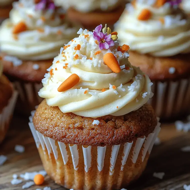Carrot cake has long been a beloved dessert, celebrated for its moist texture and rich flavors. The classic recipe has seen various adaptations, but one of the most delightful transformations is into mini carrot cake cupcakes. These bite-sized treats encapsulate all the deliciousness of traditional carrot cake while offering a unique charm that makes them perfect for any occasion. Whether you’re hosting a birthday party, a holiday gathering, or simply indulging in a personal treat, these mini cupcakes are sure to impress.
