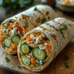 Roasted Garlic Hummus Wraps: A Nutritious and Flavorful Meal Option