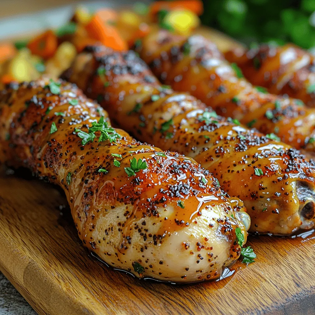 Are you looking for a dish that strikes the perfect balance between sweet and tangy flavors while being easy to prepare? Look no further than Maple Mustard Glazed Chicken Drumsticks. This delightful recipe features juicy chicken drumsticks coated in a rich glaze made from pure maple syrup and zesty Dijon mustard, making it an irresistible choice for any meal.