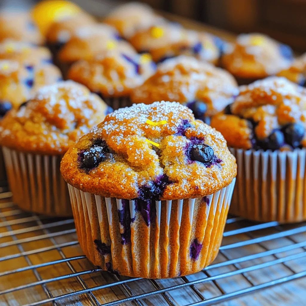 Lemon Burst Blueberry Muffins are more than just a delightful breakfast option or snack; they are a celebration of flavor and freshness that can brighten any day. With their irresistible combination of zesty lemon and sweet blueberries, these muffins encapsulate the essence of spring and summer, making them a perfect treat when fresh berries are in season. The moment you take a bite, the tanginess of the lemon harmonizes beautifully with the juicy bursts of blueberries, creating a symphony of flavors that dance on your palate.