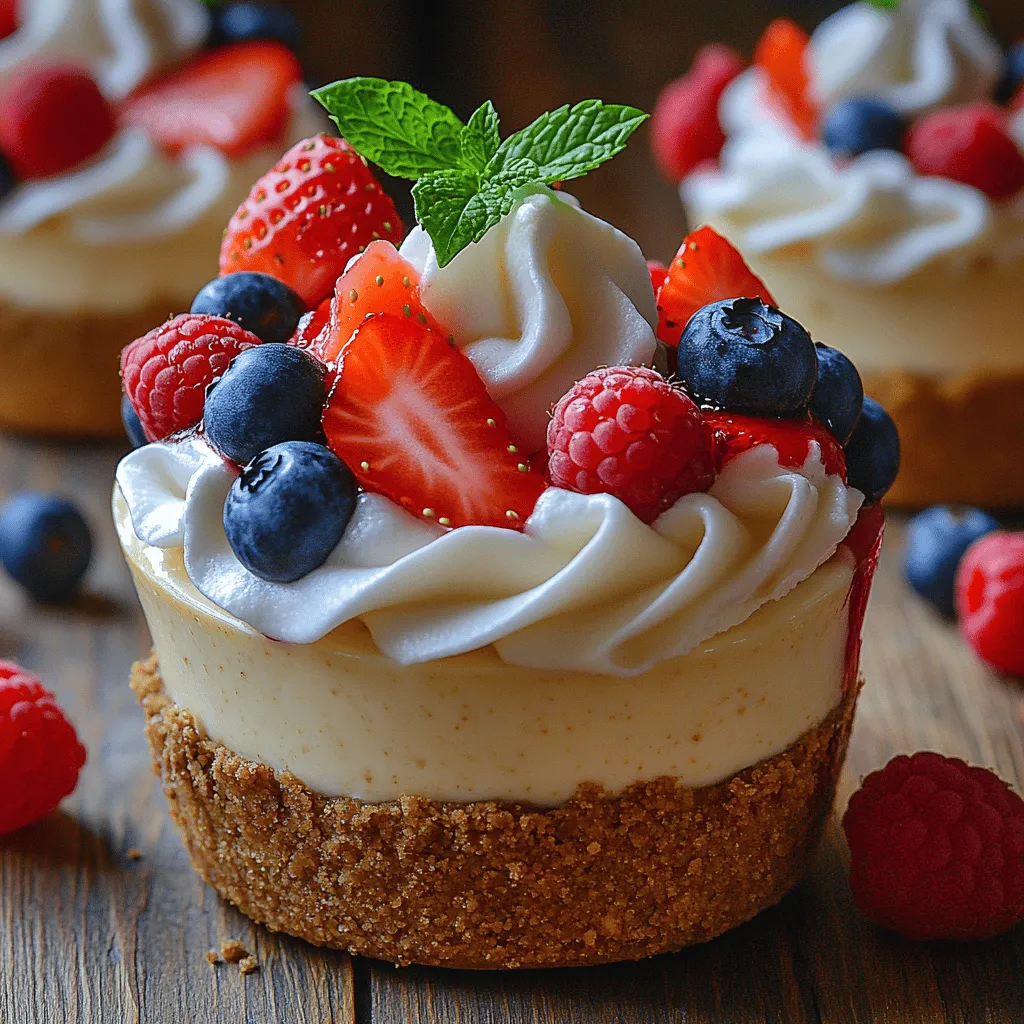 In recent years, no-bake desserts have surged in popularity, captivating the hearts and palates of dessert lovers everywhere. The appeal of these treats lies in their simplicity and the ease with which they can be prepared, making them a go-to choice for both novice and experienced bakers alike. Among the vast array of no-bake options, <strong>Creamy No-Bake Cheesecake Cups</strong> stand out as a delightful and indulgent dessert that requires minimal effort but delivers maximum flavor.” /></p>
</p>
<h3>Assembling the Cheesecake Cups</h3>
</p>
<p>Once your crust and filling are ready, it’s time to assemble the cheesecake cups. This step is crucial in creating a visually appealing dessert that delights both the eyes and the palate.</p>
</p>
<h4>Step-by-Step Guidance on Layering the Crust and Filling</h4>
</p>
<p>1. <strong>Prepare Your Cups</strong>: Start by choosing your serving cups or glasses. Clear glass cups are ideal as they allow the beautiful layers of the cheesecake to shine through. You can use mason jars, shot glasses, or any small dessert cups you have on hand.</p>
</p>
<p>2. <strong>Layer the Crust</strong>: Using a small spoon or a mini spatula, scoop a layer of the prepared crust mixture into each cup. Aim for about 1 to 2 tablespoons of crust at the bottom of each cup. Press down gently with the back of the spoon to compact the mixture. This will create a solid base for your cheesecake filling.</p>
</p>
<p>3. <strong>Add the Cheesecake Filling</strong>: Next, spoon the creamy cheesecake filling over the crust. Fill each cup until it’s about three-quarters full, leaving some space at the top for additional toppings later. For an even distribution, you can use a piping bag fitted with a round tip, or simply use a spoon.</p>
</p>
<p>4. <strong>Eliminate Air Bubbles</strong>: To achieve a smooth finish and eliminate any air bubbles that may have formed in the filling, gently tap the bottom of each cup on the counter. This will help the filling settle and remove trapped air. If you notice any bubbles on the surface, you can use a toothpick to pop them.</p>
</p>
<p>5. <strong>Optional Topping Layer</strong>: If you’re feeling creative, consider adding a thin layer of fruit puree or chocolate sauce on top of the filling before chilling. This adds an extra flavor dimension and enhances the visual appeal.</p>
</p>
<h3>Chilling Process</h3>
</p>
<p>Chilling is a critical step in the no-bake cheesecake cup-making process. It allows the filling to firm up and develop its rich, creamy texture.</p>
</p>
<h4>Explanation of Why Chilling is Essential for Setting the Cheesecake</h4>
</p>
<p>The cooling process is essential for several reasons. First, it helps the gelatin (if used) to set, giving the cheesecake its desired firmness. Second, chilling allows the flavors to meld together, resulting in a more cohesive taste experience. Lastly, serving the cheesecake cold enhances the overall refreshing quality of this dessert.</p>
</p>
<h4>Recommendations for Optimal Chilling Time for Best Results</h4>
</p>
<p>For the best results, cover the cheesecake cups with plastic wrap or a lid and refrigerate them for at least 4 to 6 hours. If time allows, chilling them overnight is ideal, as it gives the filling ample time to set perfectly. If you’re in a hurry, aim for a minimum of 2 hours, but keep in mind that the texture may not be as firm.</p>
</p>
<h3>Serving Suggestions for No-Bake Cheesecake Cups</h3>
</p>
<p>Once your cheesecake cups have chilled and set beautifully, it’s time to serve them. Here are some delightful serving suggestions to elevate your dessert experience:</p>
</p>
<h4>Ideas on Garnishing with Fresh Berries and Whipped Cream</h4>
</p>
<p>Garnishing your no-bake cheesecake cups can take them from simple to stunning. Consider topping each cup with a dollop of freshly whipped cream for added richness. Fresh berries—such as strawberries, blueberries, or raspberries—add a burst of color and a refreshing tartness that contrasts beautifully with the creamy filling. You can also sprinkle some crushed graham crackers on top for an added crunch.</p>
</p>
<h4>Discussion on Various Flavor Variations and Customization Options</h4>
</p>
<p>The beauty of no-bake cheesecake cups lies in their versatility. While the classic vanilla flavor is a crowd-pleaser, you can easily customize these cups to suit your taste:</p>
</p>
<p>– <strong>Chocolate Cheesecake Cups</strong>: Add melted chocolate to the filling for a rich chocolate flavor. Top with chocolate shavings for an elegant touch.</p>
<p>– <strong>Caramel Cheesecake Cups</strong>: Swirl in some caramel sauce into the filling or drizzle it on top before serving for a sweet and salty contrast.</p>
<p>– <strong>Fruit-Infused Cheesecake Cups</strong>: Blend in pureed fruits like mango or strawberries into the cheesecake filling for a fruity twist.</p>
<p>– <strong>Lemon or Lime Cheesecake Cups</strong>: Add citrus zest and juice to the filling for a refreshing zing.</p>
</p>
<p>These customization options make the no-bake cheesecake cups perfect for various occasions and personal preferences.</p>
</p>
<h4>Suggestions for Ideal Occasions to Serve These Cheesecake Cups</h4>
</p>
<p>No-bake cheesecake cups are a delightful dessert for numerous occasions. Here are a few ideas:</p>
</p>
<p>– <strong>Parties and Gatherings</strong>: Their individual servings make them perfect for parties, allowing guests to enjoy a sweet treat without the need for slicing.</p>
<p>– <strong>Holidays</strong>: Dress them up with seasonal toppings, such as cranberries for Thanksgiving or peppermint for Christmas, to make them festive.</p>
<p>– <strong>Casual Family Dinners</strong>: These cups can be whipped up quickly for a weeknight dessert that everyone will love.</p>
<p>– <strong>Picnics and Outdoor Events</strong>: Pack them in a cooler to bring along for a sweet ending to your outdoor gatherings.</p>
</p>
<h3>Nutritional Information and Serving Size</h3>
</p>
<p>Understanding the nutritional profile of your dessert is essential, especially if you’re mindful of dietary considerations.</p>
</p>
<h4>Overview of the Nutritional Aspects of the Dessert</h4>
</p>
<p>These no-bake cheesecake cups are a delightful treat, but they can be modified to align with different dietary goals. Here’s a general overview of the nutritional aspects:</p>
</p>
<p>– <strong>Calories</strong>: Each cup typically contains around 200-300 calories, depending on the ingredients used, particularly the cream cheese and sugar.</p>
<p>– <strong>Fat</strong>: The cream cheese and heavy cream contribute to the fat content, which can be reduced by using low-fat cream cheese or Greek yogurt.</p>
<p>– <strong>Sugar</strong>: Adjusting the amount of sugar or using a sugar substitute can cater to those watching their sugar intake.</p>
<p>– <strong>Carbohydrates</strong>: The crust primarily contributes to the carbohydrate count; consider using whole-grain or nut-based crust options for healthier alternatives.</p>
</p>
<h4>Breakdown of Serving Size and Its Impact on Dietary Considerations</h4>
</p>
<p>A standard serving size for these cheesecake cups is typically one cup. Depending on your dietary needs, you can adjust the portion size. For those looking to enjoy the dessert while keeping calorie intake in check, half a cup can still provide a satisfying taste without overindulging.</p>
</p>
<h3>Why This Recipe is a Must-Try</h3>
</p>
<p>This creamy no-bake cheesecake cups recipe stands out for several reasons, making it a must-try for dessert lovers.</p>
</p>
<h4>Unique Features of the No-Bake Cheesecake Cups Compared to Traditional Baked Cheesecakes</h4>
</p>
<p>Unlike traditional baked cheesecakes, no-bake versions require minimal cooking time and equipment. There’s no need to worry about cracking or baking at the right temperature, making this an accessible dessert for all skill levels. The no-bake method allows for a creamy, velvety texture that many find irresistible.</p>
</p>
<h4>Emphasis on the Ease of Preparation and Minimal Cooking Time</h4>
</p>
<p>The preparation of these cheesecake cups is straightforward, requiring only a handful of ingredients and minimal hands-on time. Additionally, there’s no need for baking, which means less time in the kitchen and more time enjoying the finished product with loved ones. This simplicity makes the recipe perfect for both novice and experienced bakers.</p>
</p>
<h4>Insights into the Overall Satisfaction of Making and Enjoying This Dessert</h4>
</p>
<p>There’s something incredibly satisfying about creating a dessert that not only looks beautiful but also tastes fantastic. The joy of layering the ingredients and the anticipation of serving them to friends and family adds to the overall experience. Each bite of these creamy cheesecake cups delivers a delightful explosion of flavor, making them a favorite for any dessert table.</p>
</p>
<h3>Conclusion</h3>
</p>
<p>In summary, creamy no-bake cheesecake cups are a versatile and delicious dessert option that can be enjoyed year-round. Their unique attributes, including ease of preparation and customizable flavors, make them a great choice for various occasions. With the right garnishes and presentations, these cheesecake cups are sure to impress your guests and leave them craving more.</p>
</p>
<p>Whether you’re hosting a gathering, celebrating a special occasion, or simply indulging yourself, these cheesecake cups will provide a delightful experience. So gather your ingredients, follow the steps, and enjoy the creamy goodness of no-bake cheesecake cups with friends and family. Share the joy of this delicious treat and make it a staple in your dessert repertoire!</p>
</div>