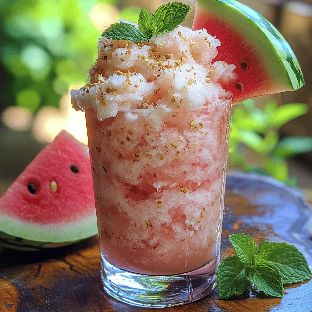 The allure of the Chilly Melon Bliss Slushie lies in its refreshing taste and hydrating properties, making it an appealing choice for all ages. Watermelon is famously known as a summer staple, and for good reason. Its high water content—over 90%—ensures that you stay hydrated on even the hottest days. The combination of this juicy fruit with coconut water, which boasts natural electrolytes, makes for a drink that not only tastes great but also replenishes your body after a long day in the sun.
