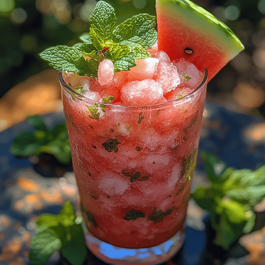 The allure of the Chilly Melon Bliss Slushie lies in its refreshing taste and hydrating properties, making it an appealing choice for all ages. Watermelon is famously known as a summer staple, and for good reason. Its high water content—over 90%—ensures that you stay hydrated on even the hottest days. The combination of this juicy fruit with coconut water, which boasts natural electrolytes, makes for a drink that not only tastes great but also replenishes your body after a long day in the sun.