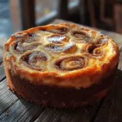 Cinnamon Swirl Cream Cheese Cake is not just a dessert; it’s a delicious experience that beautifully marries the rich, creamy flavors of cream cheese with the warm, inviting aroma of cinnamon. This cake is a feast for the senses, offering a moist and tender crumb that is complemented by a delightful swirl of cinnamon sugar running through its center. With its irresistible flavor and appealing texture, this cake is perfect for a wide range of occasions, whether you're hosting a casual gathering, celebrating a birthday, or simply indulging in a cozy afternoon treat. The versatility of the Cinnamon Swirl Cream Cheese Cake makes it a favorite among home bakers and dessert lovers alike, ensuring it will be a hit wherever it’s served.