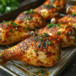 Zesty Paprika Roasted Chicken Drumsticks Recipe