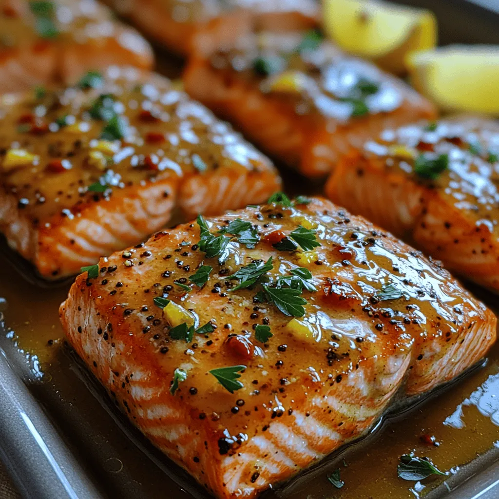 Honey mustard glazed salmon is a delightful dish that marries the rich, buttery flavor of salmon with a sweet and tangy glaze that elevates it to a culinary masterpiece. This recipe not only tantalizes your taste buds but also offers a quick and easy way to prepare a healthy dinner that is sure to impress your family and friends. The appeal of this dish lies in its perfect balance of flavors, making it suitable for both casual weeknight dinners and elegant gatherings.