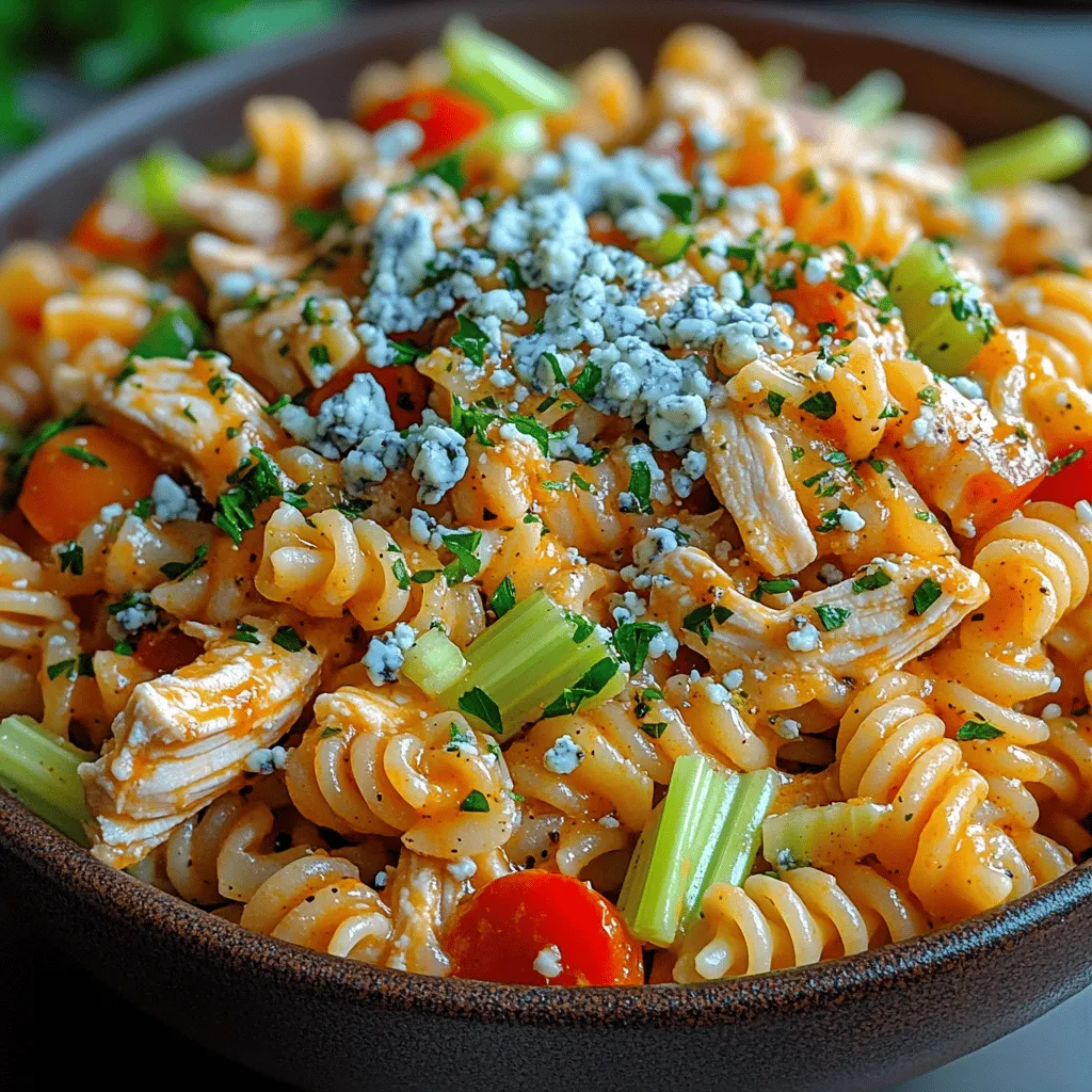 A successful Spicy Buffalo Chicken Pasta Salad relies on a harmonious blend of ingredients, each contributing its unique flavor and texture. Let’s take a closer look at what you will need.