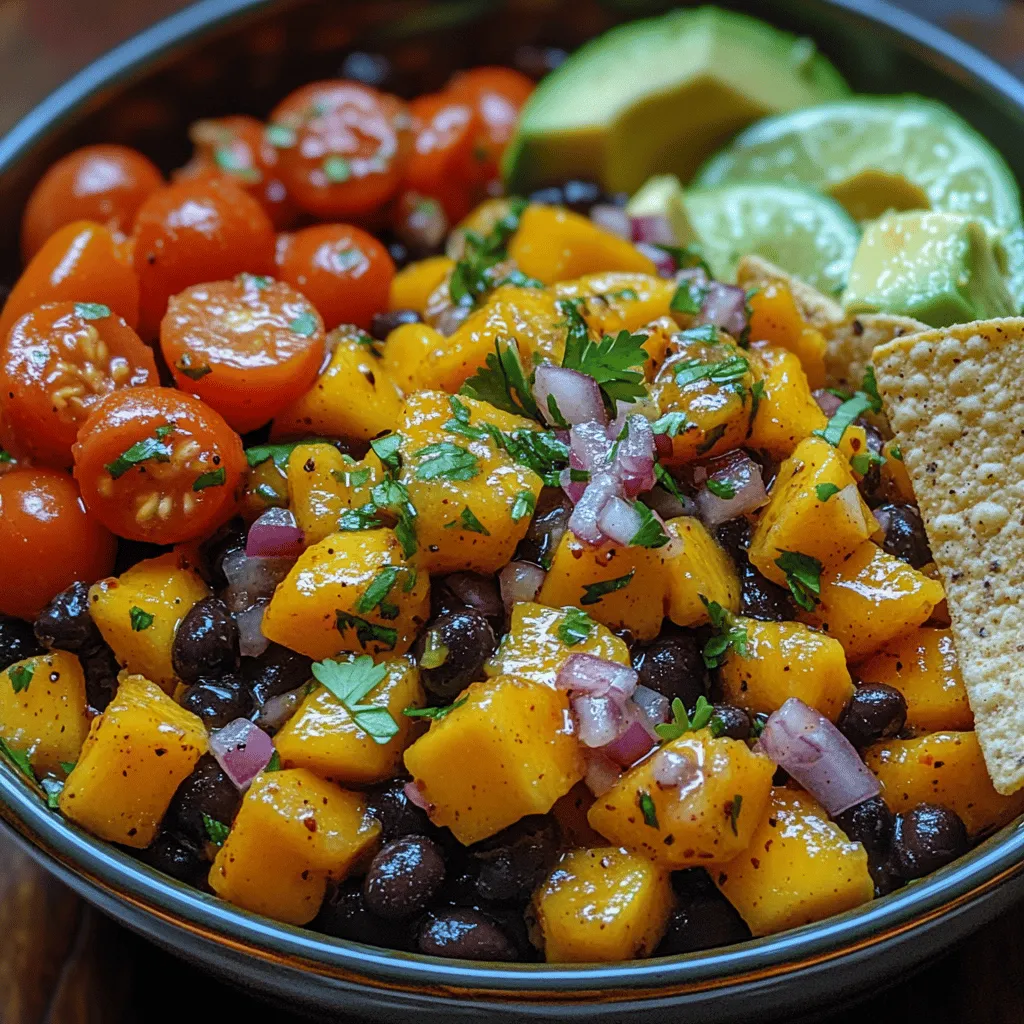 Exploring the core components of Mango Black Bean Salsa helps appreciate the dish's unique flavors and textures. Each ingredient plays a vital role, contributing not only to the overall taste but also to the nutritional profile of the salsa. Let’s dive into the key ingredients that make this salsa so special.