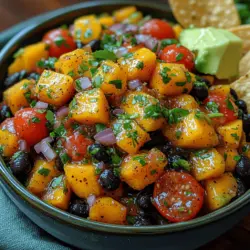 Exploring the core components of Mango Black Bean Salsa helps appreciate the dish's unique flavors and textures. Each ingredient plays a vital role, contributing not only to the overall taste but also to the nutritional profile of the salsa. Let’s dive into the key ingredients that make this salsa so special.