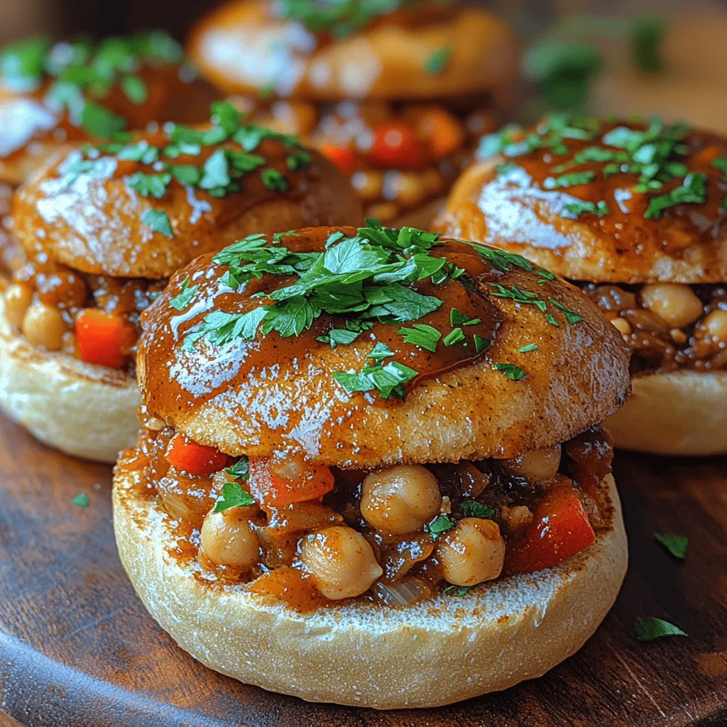 Sloppy Joes have long been a beloved comfort food, drawing in diners with their messy, savory allure. This iconic dish, traditionally made with ground meat simmered in a tangy sauce and served on a soft bun, has graced dinner tables across America for decades. However, as dietary preferences shift and more individuals embrace plant-based lifestyles, it's time to reimagine this classic dish. Enter the BBQ Chickpea Sloppy Joes—a delightful twist that replaces meat with hearty chickpeas, offering a deliciously satisfying, healthier option for both vegans and non-vegans alike.
