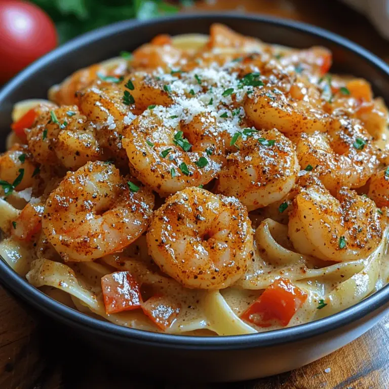 If you’re searching for a dish that packs a punch in flavor while still being simple to prepare, look no further than Spicy Creamy Cajun Shrimp Pasta. This delectable recipe blends the bold, vibrant spices of Cajun cuisine with the comforting, creamy texture of pasta, creating a dish that is both satisfying and unforgettable. Whether you’re hosting a casual dinner with friends or looking to impress at a special occasion, this dish is guaranteed to appeal to a wide range of palates.