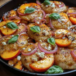 A successful dish is built upon quality ingredients, and the Basil Peach Chicken Skillet is no exception. Each component plays a crucial role in crafting the final flavors that make this recipe truly memorable.