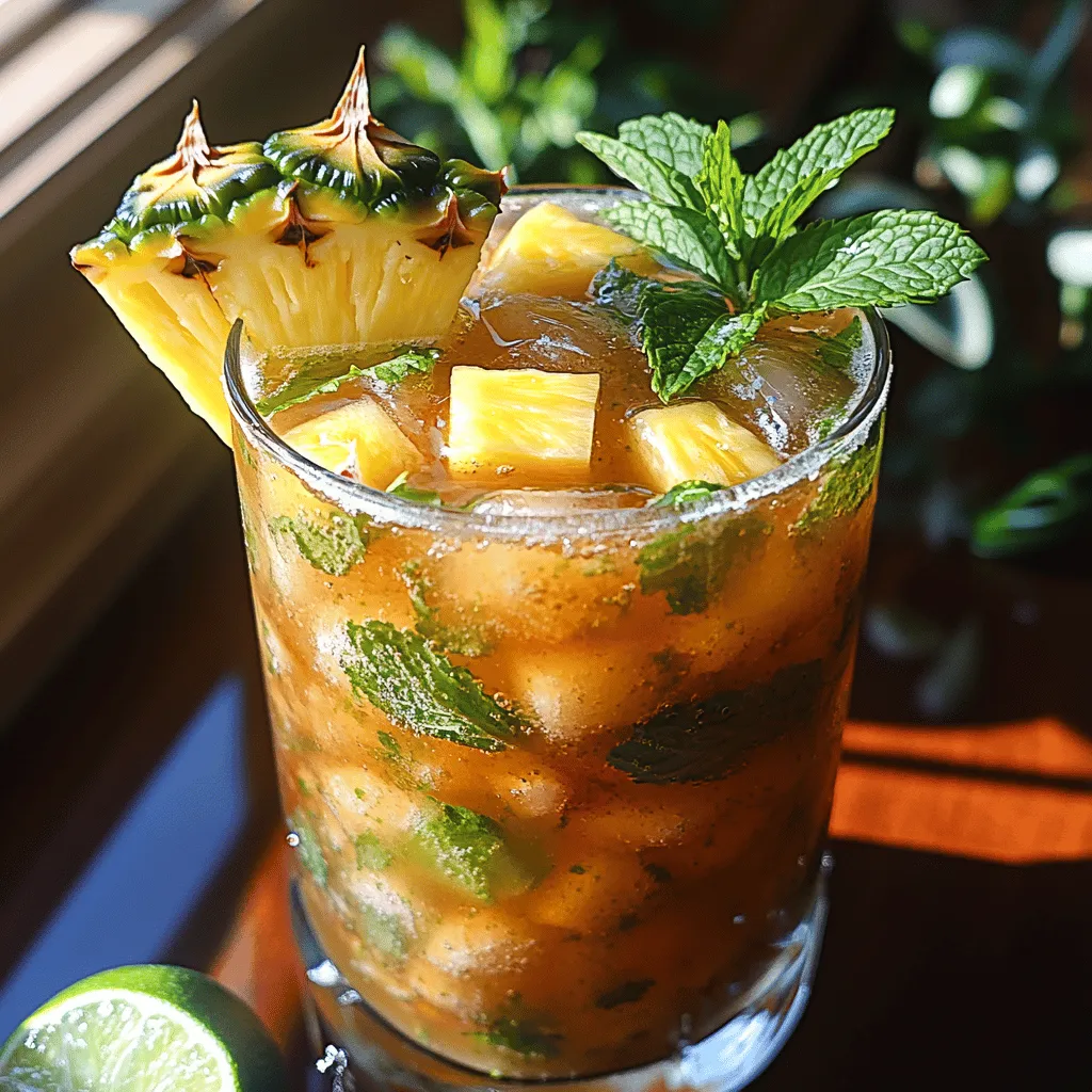 To create the perfect Tropical Pineapple Mint Mojito Mocktail, it is essential to use fresh, high-quality ingredients that will elevate the drink and provide a burst of flavor. Here’s a breakdown of the key ingredients: