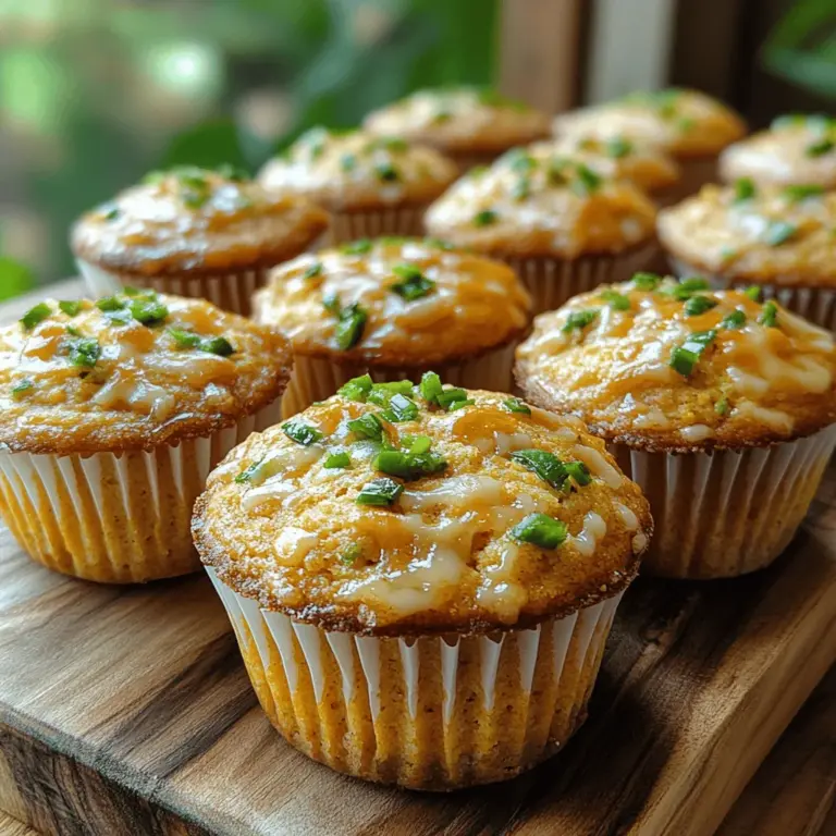 Cornbread muffins have long held a cherished place in Southern cuisine, epitomizing comfort food at its finest. Their golden, crumbly texture and slightly sweet flavor make them a beloved side dish for barbecues, chili, and hearty stews. But what if we took this classic recipe and added an exciting twist? Enter the Fiery & Cheesy Jalapeño Cheddar Cornbread Muffins—a delightful fusion of flavors that brings a little heat to your dinner table.