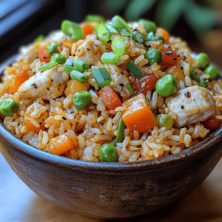 In the fast-paced world we live in, finding time to prepare delicious, wholesome meals can often feel like a challenge. This is where Quick & Zesty Chicken Fried Rice comes to the rescue. Not only is this dish a delightful blend of flavors and textures, but it also makes use of leftover rice, making it an economical choice for busy households. This recipe is a perfect solution for those nights when you want a satisfying meal that doesn’t require hours in the kitchen. With a few simple ingredients and straightforward steps, you can whip up a restaurant-quality dish in no time.
