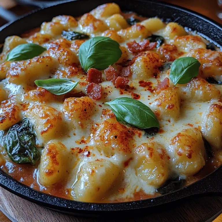 To fully appreciate the deliciousness of the Cheesy Loaded Baked Gnocchi Skillet, it helps to understand what gnocchi is and its rich history in Italian cuisine. Gnocchi, which translates to "dumplings" in Italian, is a traditional pasta made primarily from potatoes, flour, and eggs. These small, pillow-like morsels are beloved for their tender texture and ability to absorb flavors from sauces and toppings.