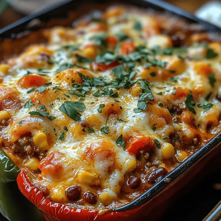 In the realm of comfort food, few dishes bring as much joy and satisfaction as the Spicy Delight Chili Cheese Stuffed Peppers. This vibrant and flavorful dish melds the bold tastes of chili, gooey cheese, and fresh vegetables into a delightful package that is both visually appealing and mouthwateringly delicious. Stuffed peppers have carved out a niche for themselves in various cuisines around the world, offering endless possibilities for customization based on personal preferences and ingredient availability. Whether you're looking for a hearty weeknight dinner, a fun party appetizer to impress guests, or a meal prep option that keeps well throughout the week, these stuffed peppers are sure to hit the spot.