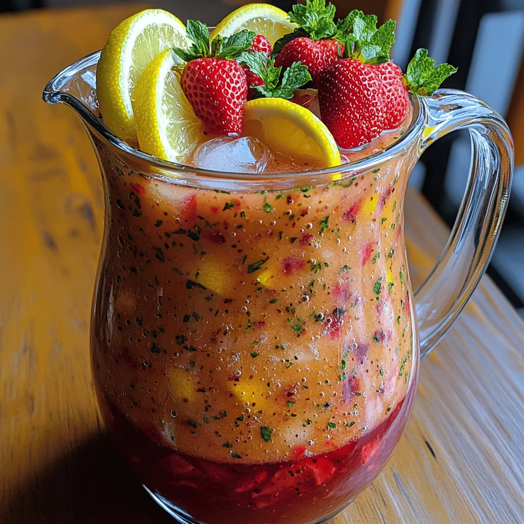 As the warm rays of summer approach, nothing quenches thirst quite like a glass of refreshing sparkling strawberry lemonade. This delightful beverage captures the essence of summer with its vibrant colors, sweet yet tart flavor, and effervescent sparkle. Whether you’re hosting a backyard barbecue, enjoying a picnic in the park, or simply lounging by the pool, sparkling strawberry lemonade serves as the quintessential companion for hot, sunny days.