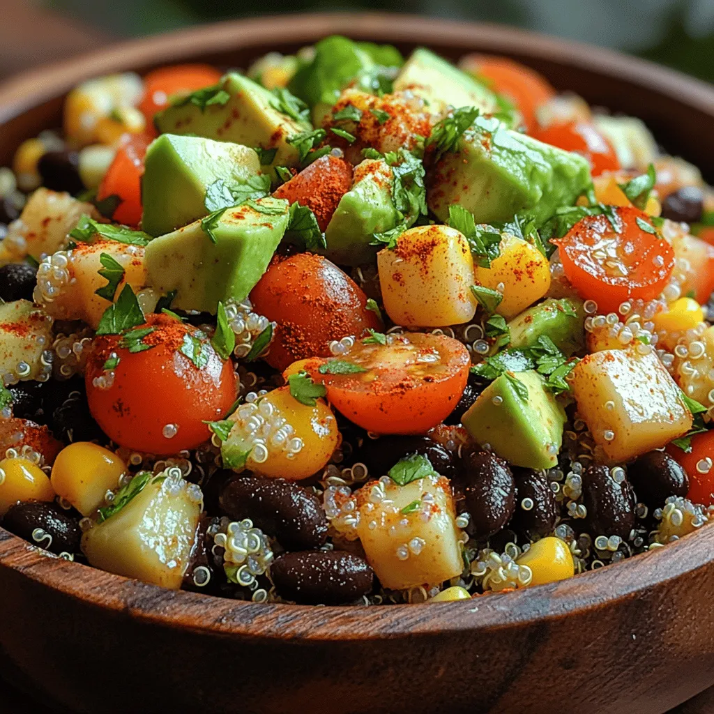 Quinoa salads have taken the culinary world by storm, and for good reasons. They are not just a trendy dish but a wholesome and satisfying meal option that caters to a variety of dietary preferences. The Zesty Southwest Quinoa Salad stands out in this category, bursting with flavors and colors that make it a feast for the eyes as well as the palate. Whether you're looking for a quick weeknight dinner, a side dish for a summer barbecue, or a nutritious lunch to take to work, this salad is versatile enough to fit any occasion.