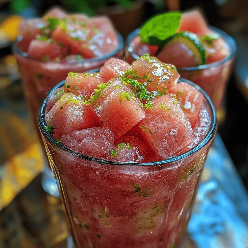 Frosty Watermelon Lime Bliss: The Ultimate Refreshing Treat