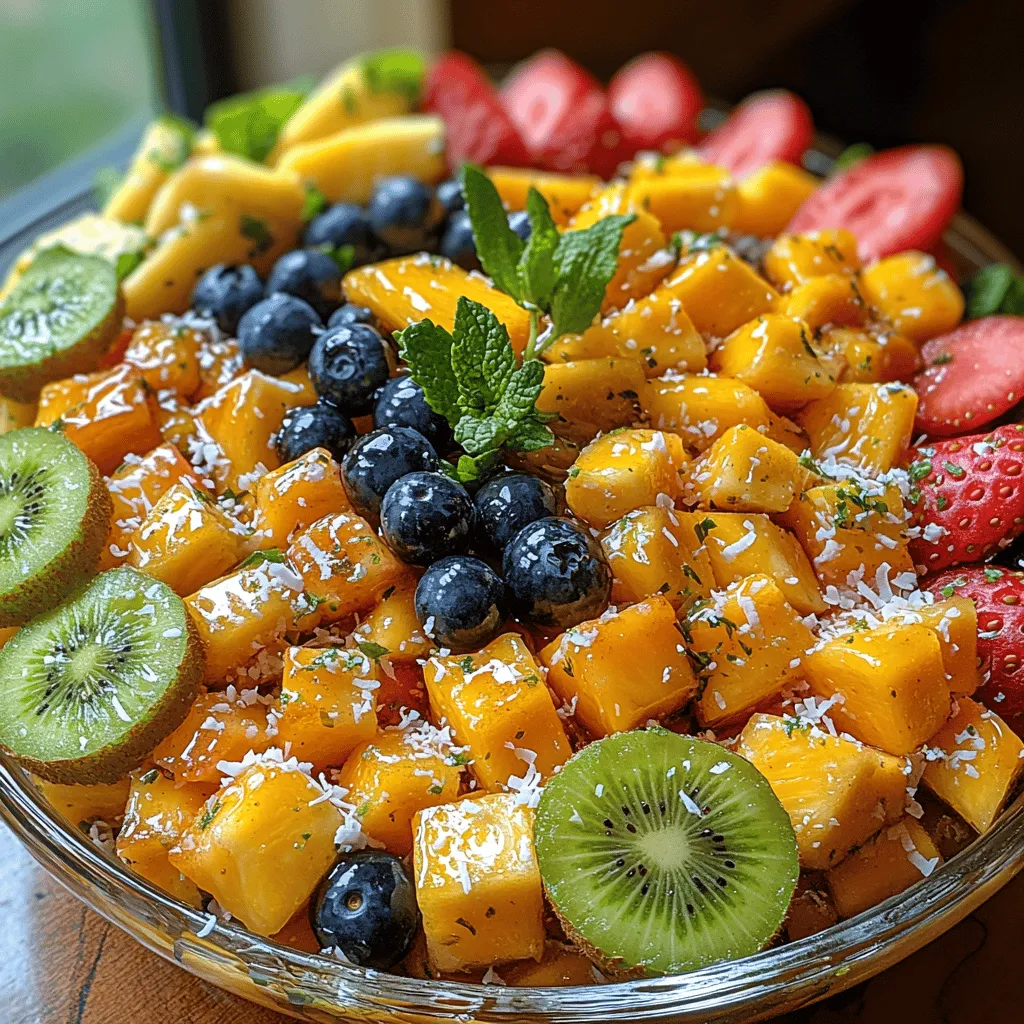 As the sun shines brightly and the days grow longer, there's an undeniable urge to embrace the warmth of summer. What better way to celebrate the season than with a vibrant Tropical Bliss Fruit Salad? This delightful dish is not only visually stunning but also packed with essential nutrients, making it an ideal choice for various occasions—whether you're hosting a summer barbecue, looking for a refreshing snack, or seeking a healthy breakfast option.