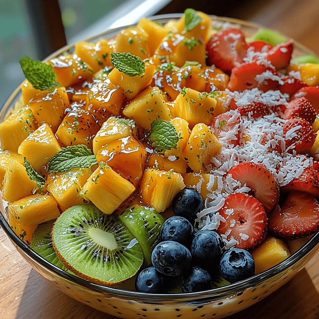 As the sun shines brightly and the days grow longer, there's an undeniable urge to embrace the warmth of summer. What better way to celebrate the season than with a vibrant Tropical Bliss Fruit Salad? This delightful dish is not only visually stunning but also packed with essential nutrients, making it an ideal choice for various occasions—whether you're hosting a summer barbecue, looking for a refreshing snack, or seeking a healthy breakfast option.
