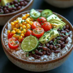 Zesty Cilantro Lime Rice Bowls: A Flavorful Journey