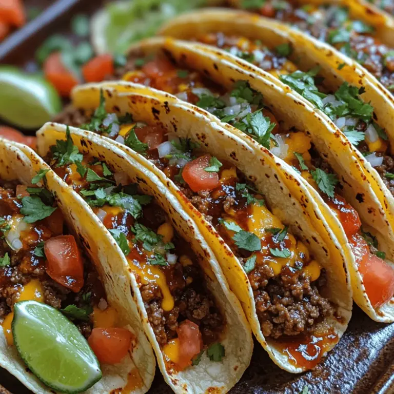 If you're searching for a taco recipe that tantalizes the taste buds and leaves a lasting impression, look no further than Garlic Butter Honey BBQ Beef Tacos. This unique dish combines the sweetness of honey, the rich, savory essence of garlic butter, and the smoky depth of BBQ sauce, creating a flavor profile that is both exciting and comforting. Whether you’re hosting a casual gathering or simply seeking a quick and delicious weeknight dinner, these tacos are sure to please everyone at the table.