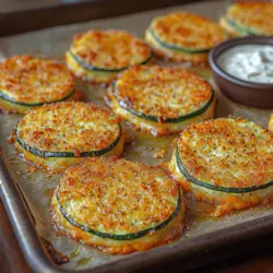 Crispy snacks hold a special place in our hearts and on our plates, offering a satisfying crunch that elevates any culinary experience. Whether served as an appetizer at a gathering, a side dish for dinner, or a simple snack to enjoy on your own, the allure of crispy textures can be hard to resist. Today, we’re putting a delightful twist on traditional snacks by introducing Crispy Cheddar Zucchini Rounds, a recipe that merges health and flavor in every bite.