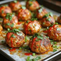 In recent years, ground turkey has emerged as a popular choice among health-conscious diners and culinary enthusiasts alike. Known for its lean protein content, turkey provides a nutritious alternative to traditional red meats, making it a staple in many kitchens around the world. As more individuals become aware of their dietary choices, the shift towards lean proteins like turkey is not just a trend; it’s a lifestyle change. This increasing popularity sets the stage for a dish that beautifully marries health and flavor: Spicy Sriracha Turkey Meatballs.
