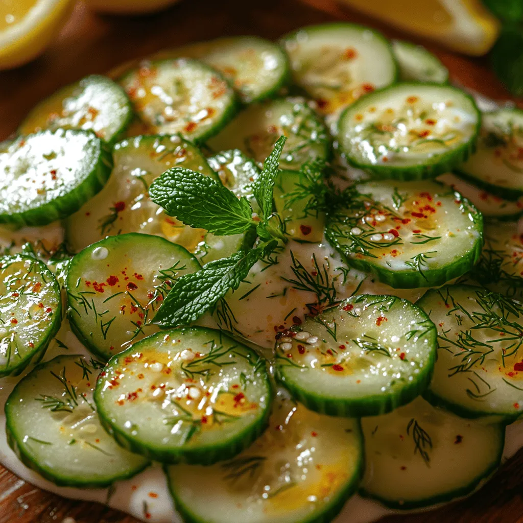 When it comes to light and refreshing dishes, the Refreshing Creamy Cucumber Yogurt Salad stands out as an exceptional choice. This salad is not only a delightful accompaniment to any meal but can also shine as a stand-alone appetizer at gatherings. With its crisp cucumbers, creamy yogurt, and vibrant herbs, this dish embodies the essence of summer dining while offering a burst of flavor and nutrition.