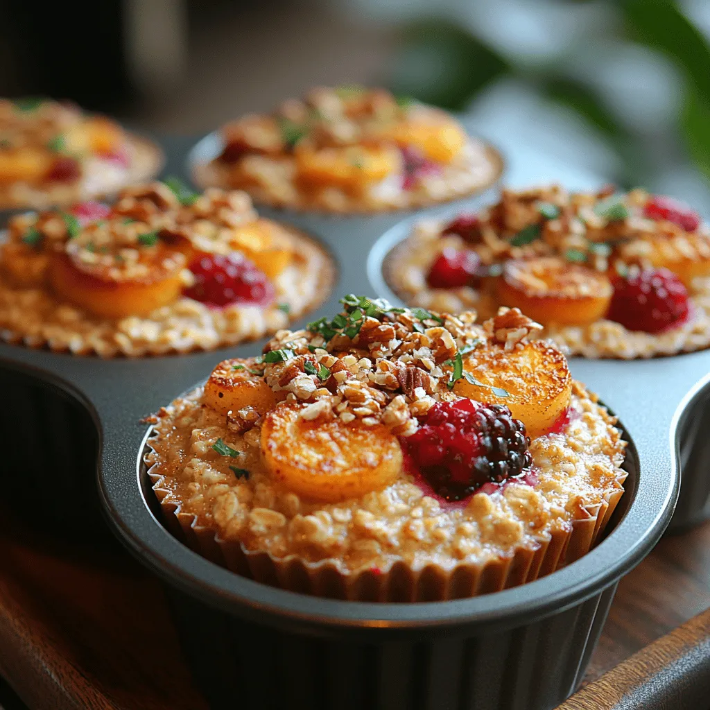 In recent years, oatmeal cups have surged in popularity as a convenient and nutritious breakfast option. These portable delights are not only easy to prepare but also packed with essential nutrients, making them a perfect choice for busy individuals and families alike. Among the myriad of oatmeal cup recipes, the Energizing Berry Baked Oatmeal Cups stand out for their vibrant flavors and health benefits. This delightful recipe combines the wholesomeness of oats with the natural sweetness of ripe bananas and the antioxidant-rich goodness of mixed berries, creating a breakfast that is both satisfying and energizing.