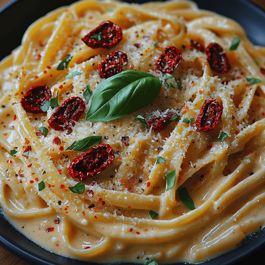 Pasta dishes have long held a beloved place in kitchens worldwide, known for their versatility and comforting appeal. From classic spaghetti Bolognese to rich carbonara, pasta offers endless possibilities that cater to a variety of tastes and dietary preferences. Among these delightful options is the Creamy Sun-Dried Tomato Alfredo Pasta, a dish that perfectly balances creamy richness with the tangy sweetness of sun-dried tomatoes. This recipe not only satisfies the palate but also brings a touch of elegance to your dinner table, making it a favorite for both casual weeknight meals and special occasions.