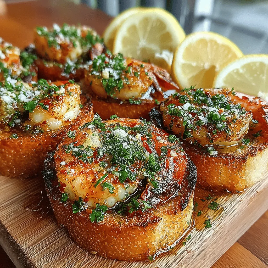 In the world of appetizers, few dishes can match the allure of Garlic Butter Shrimp Toast Bites. This delightful recipe brings together the rich flavors of succulent shrimp, the aromatic punch of garlic, and the satisfying crunch of toasted bread. Whether you are hosting a lively gathering, celebrating a special occasion, or simply looking to indulge in a cozy dinner at home, these bites are sure to impress. They are not only quick to prepare but also offer a gourmet experience that belies their simplicity.