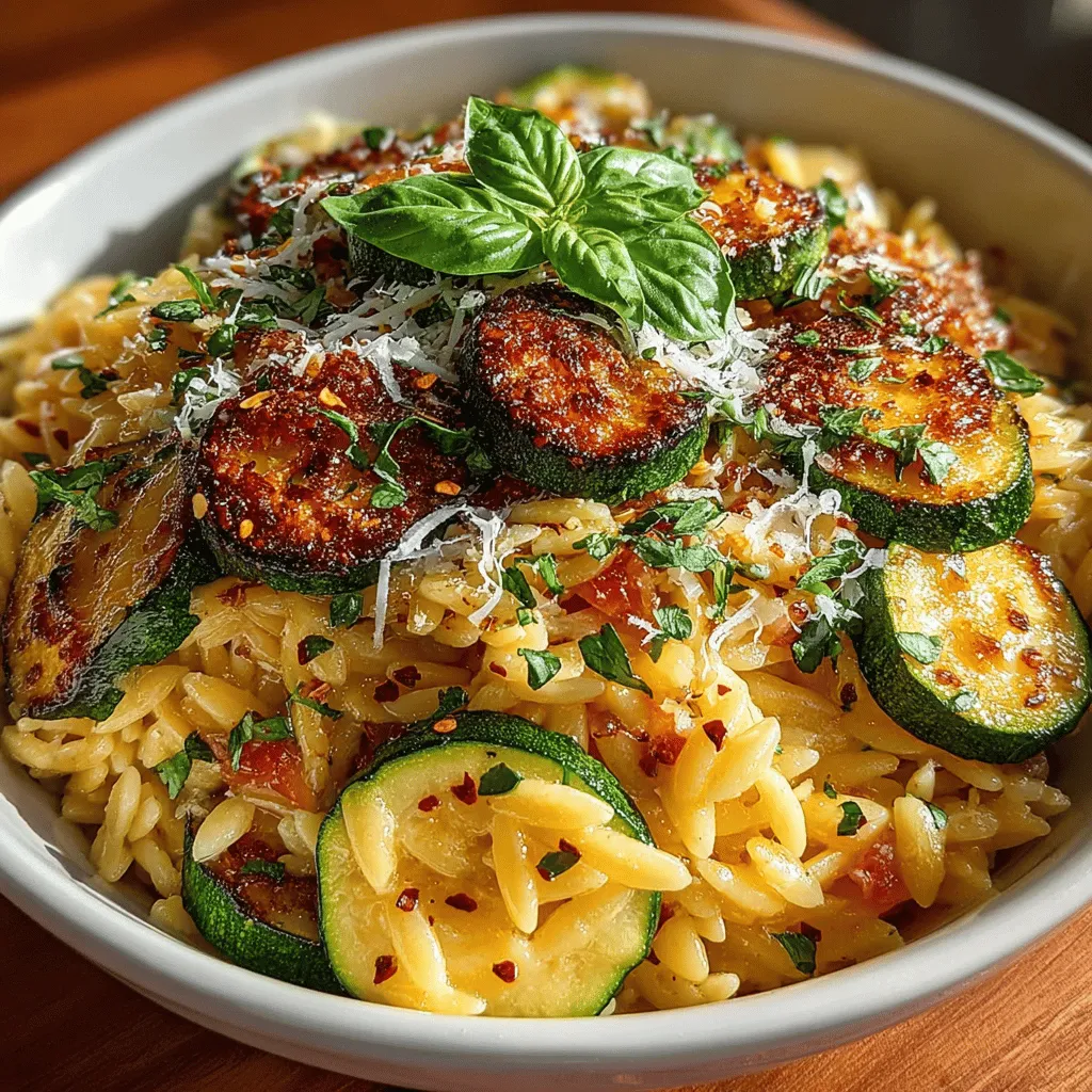 When it comes to creating a meal that is both delicious and visually appealing, few dishes can rival a well-prepared pasta dish. Zesty Lemon Orzo Pasta with Zucchini embodies this sentiment perfectly. This dish combines the light, refreshing flavors of lemon with the tender crunch of zucchini, resulting in a delightful culinary experience that is sure to please any palate. The vibrant colors and enticing aroma make it an ideal choice for various occasions, whether you're whipping up a quick weeknight dinner, bringing a delightful dish to a potluck, or serving it as a flavorful side at a family gathering.