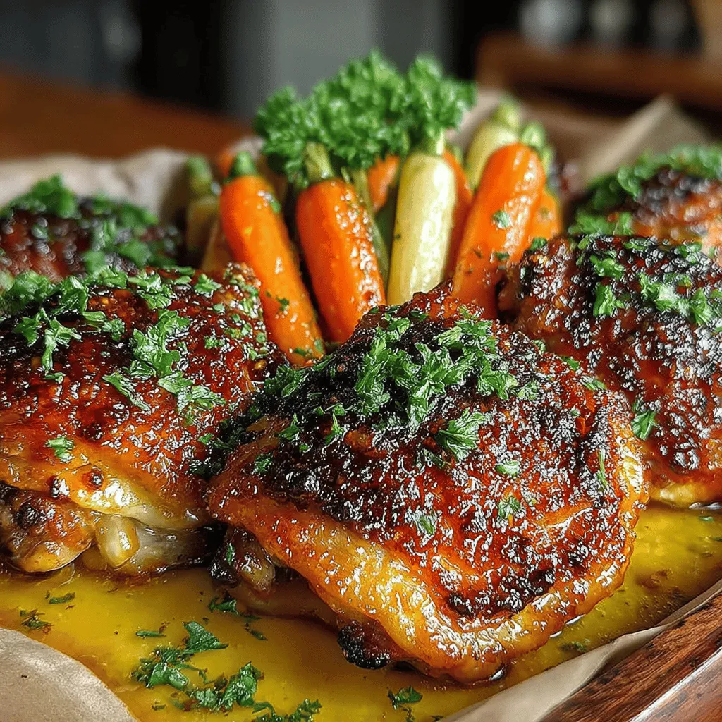 When it comes to roasting, the preparation of your vegetables is just as crucial as the main protein. For this recipe, carrots play a significant role not only in flavor but also in texture and presentation. Start by selecting fresh, vibrant carrots. It’s essential to wash them thoroughly to remove any dirt, and then peel them for a smoother finish. Cut them into uniform pieces—about 2 to 3 inches in length—ensuring they are roughly the same size for even cooking.