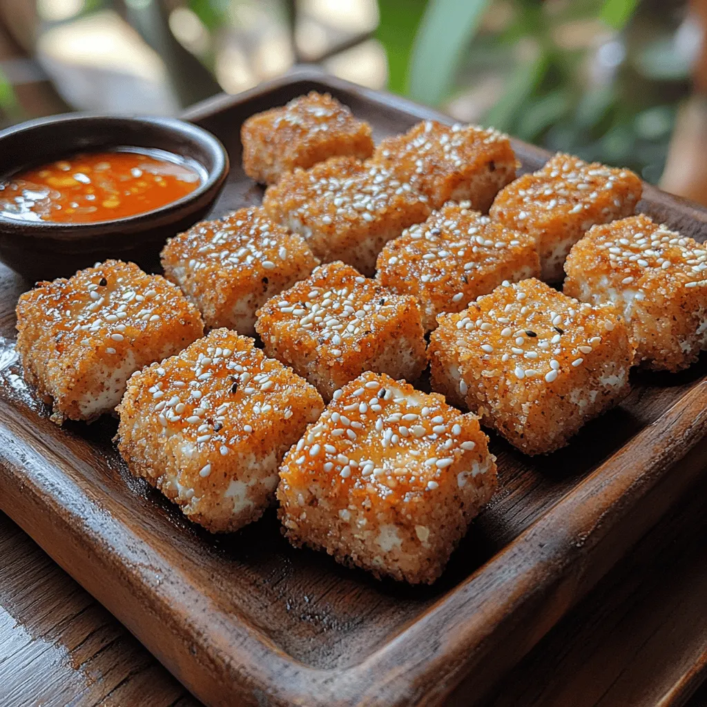 Crunchy Sesame Tofu Nuggets have quickly gained popularity in kitchens around the world, known for their irresistible crunch and mouthwatering flavor. This dish transcends cultural boundaries, appearing in various cuisines, from Asian-inspired meals to contemporary vegan and vegetarian fare. Tofu, a versatile plant-based protein, is the star of this recipe, offering health-conscious eaters a delicious way to enjoy a satisfying meal.