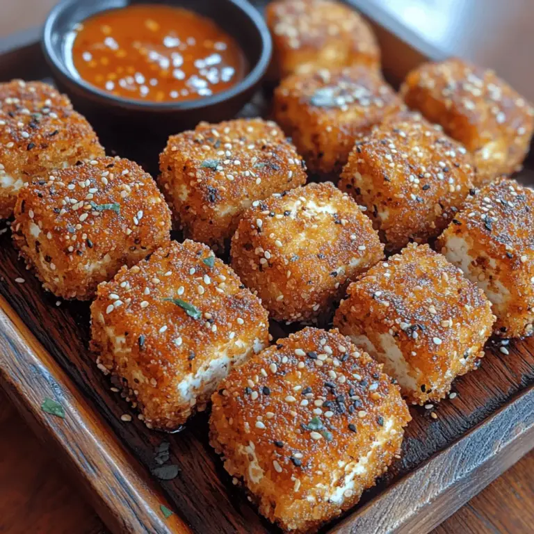 Crunchy Sesame Tofu Nuggets have quickly gained popularity in kitchens around the world, known for their irresistible crunch and mouthwatering flavor. This dish transcends cultural boundaries, appearing in various cuisines, from Asian-inspired meals to contemporary vegan and vegetarian fare. Tofu, a versatile plant-based protein, is the star of this recipe, offering health-conscious eaters a delicious way to enjoy a satisfying meal.