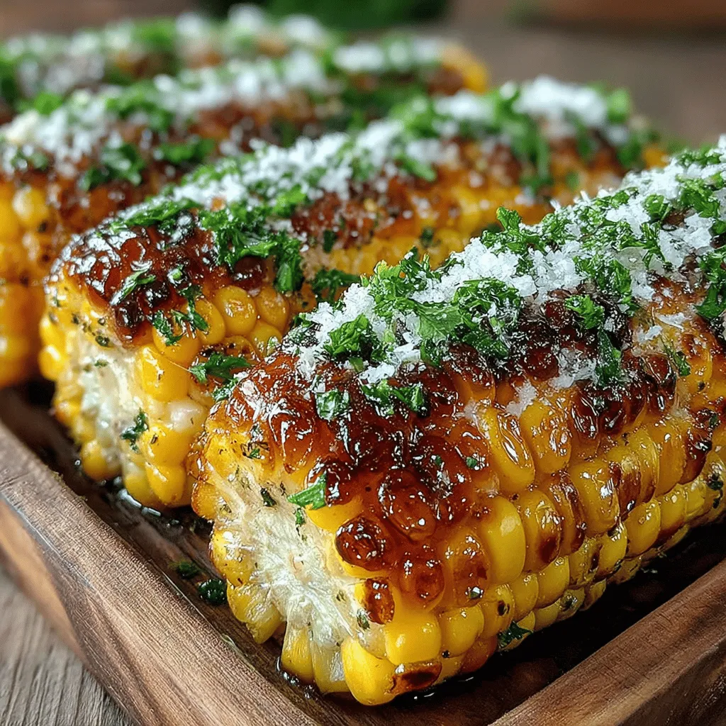 Garlic Butter Corn on the Cob is a culinary delight that embodies the essence of summer dining. A quintessential side dish at barbecues, picnics, and family gatherings, this recipe is celebrated for its simplicity and the way it elevates the natural sweetness of fresh corn. The combination of rich, creamy butter and aromatic garlic creates a flavor profile that enhances the corn's innate taste, making it an irresistible addition to any meal.